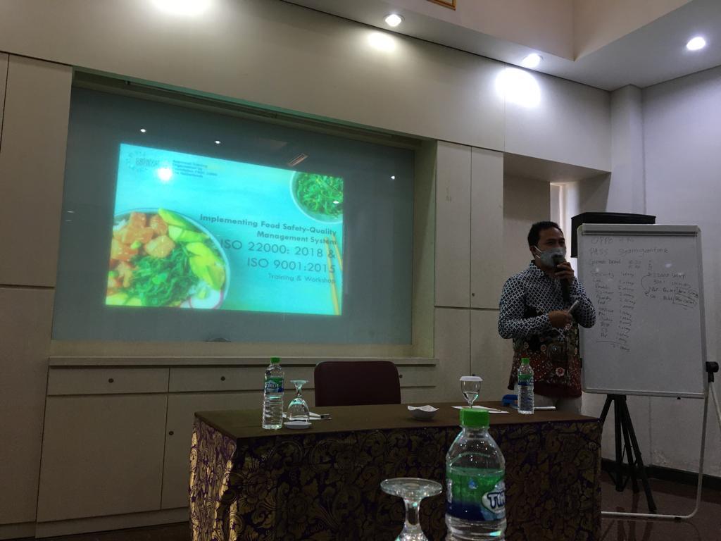 Training and Workshop Implementing and Internal Auditor Food Safety and Quality Management System ISO 22000 dan 9001